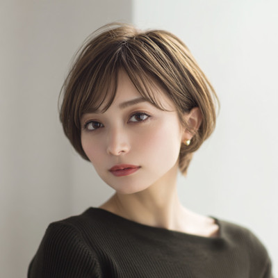 カジュアルで柔らかさを感じる、軽やかスッキリショート