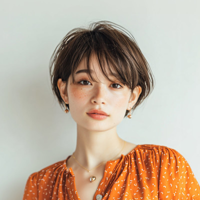 カジュアルで柔らかさを感じる、軽やかスッキリショート