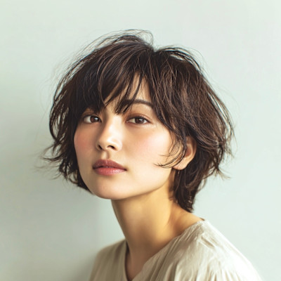 軽やかふんわり揺れるミディアム