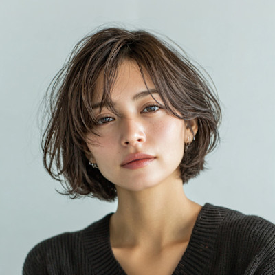 やわらかく揺れる質感が魅力の大人ゆるふわ