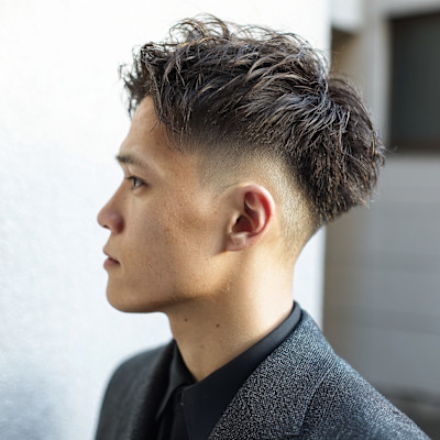 サイド刈り上げで爽やかスッキリ男性ショート