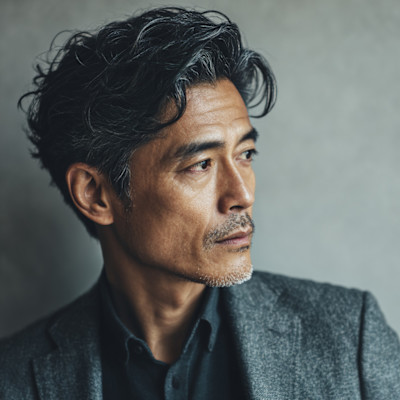 品のある大人男性ショートスタイル