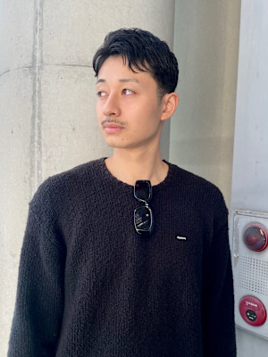 メンズ/men's/サイドパート/ビジネス/モード