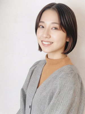 簡単にまとまるシンプルボブ