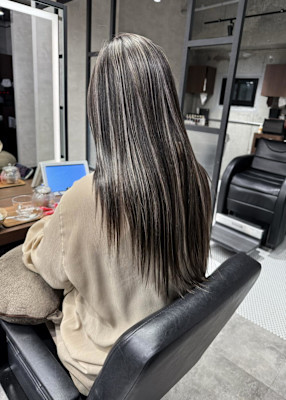 ★上品な細めハイライトデザイン★