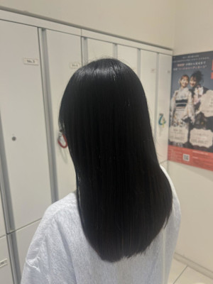 髪質改善ストレート