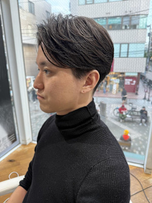 【前下がり×刈り上げ】