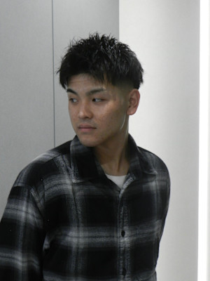 アップバング/短髪フェード/多賀城/利府/塩釜