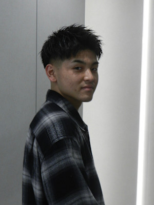 アップバング/短髪フェード/多賀城/利府/塩釜