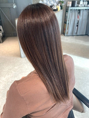 【Chao sachika】ブラウンカラー　髪質改善　艶髪