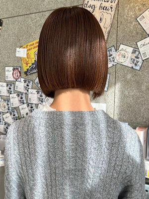 【ChaoMICHI haruya】オレンジベージュ　ボブ