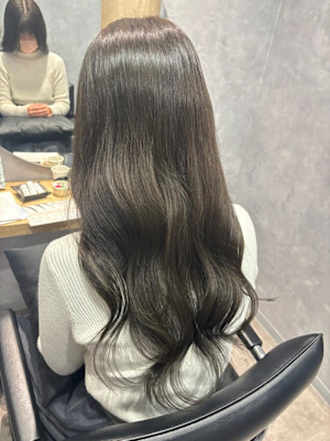 ツヤツヤアッシュグレー