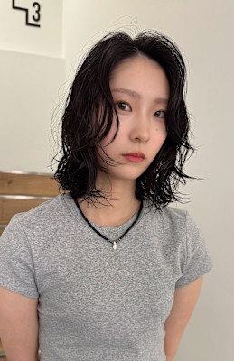 ミディアムパーマ