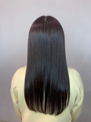 髪質改善プレミアムストレート＋ブルーブラック