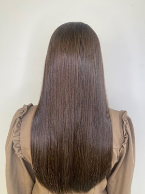 髪質改善プレミアムストレート＋ベージュ
