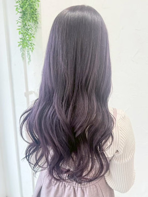 ブリーチダブルカラーラベンダーカラーハイトーンカラーイルミナ