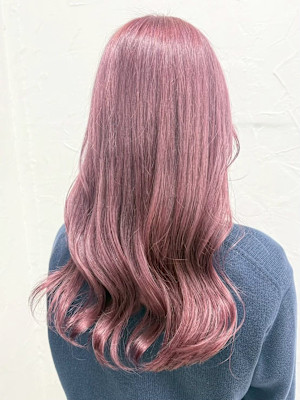 ブリーチダブルカラーピンクカラーハイトーンカラーイルミナカラ