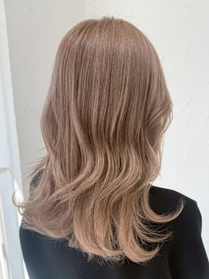 ブリーチダブルカラーミルクティーベージュカラーハイトーン