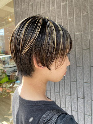 大人の抜け感×透明感カラー