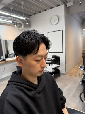 大宮/カット/短髪/毛流れ/センターパート