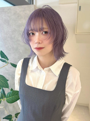 Nanaka/くすみラベンダー/ボブレイヤー