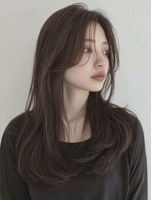 ココアベージュ/ショコラベージュ/くびれヘア/ペールベージュ