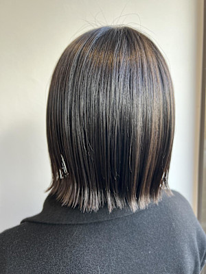 切りっぱなしボブ