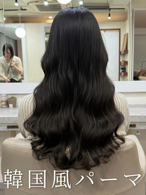 韓国風パーマ/コテ巻き風パーマ/デジタルパーマ/レイヤー