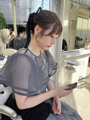 【お呼ばれヘアセット】