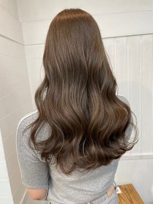 ロングレイヤーカット/美髪スタイル#ニュアンスカラー