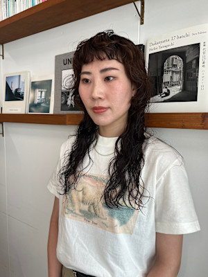 HaKU maison髪質改善ハイライトショートボブパーマ