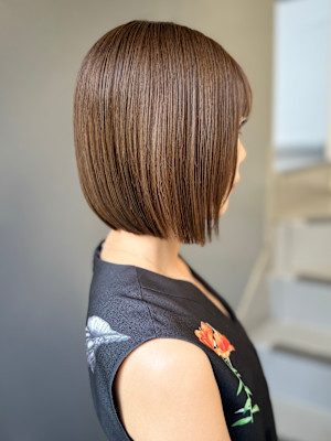 綺麗な艶髪スタイル　美髪大人ボブ