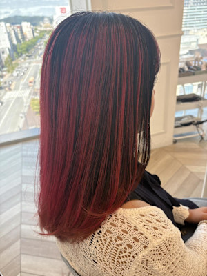 赤毛アンブレラカラー