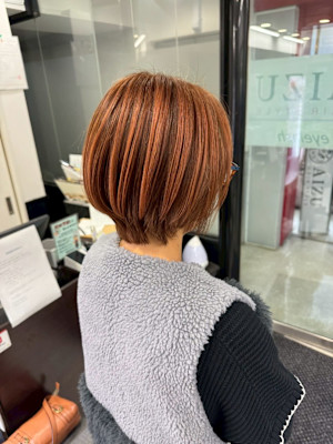 白髪ぼかしハイライト