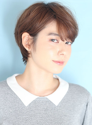 ショート・ボブ/白髪ぼかし/ハイライト/絶壁解消/40代