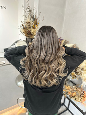 ギャル人気バレイヤージュ