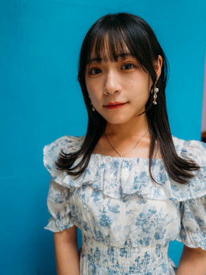 外ハネスタイル