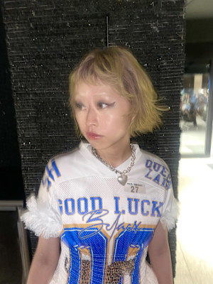 顔周りレイヤー/コンテストカット/デザインカラー