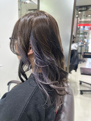 インナーカラー(紫)