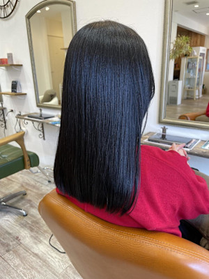 ブラックヘア/メテオ/艶髪