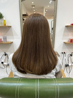 明るい白髪染め/ベージュカラー/明るめカラー