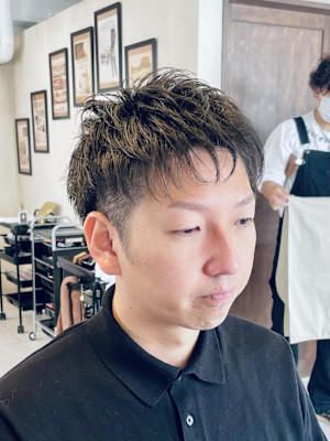 【30代 男性】ロンドンツーブロック（大宮/バーバー）