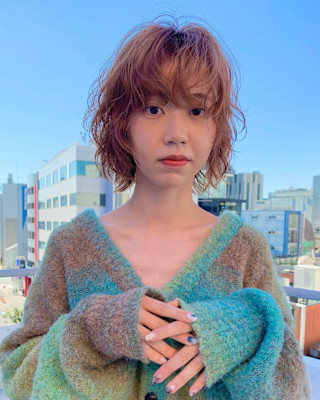  ボブパーマミディアムレイヤーパーマ久屋大通/丸の内/伏見