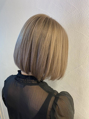 ミルクティーベージュ/ダブルカラー/ミルクティー