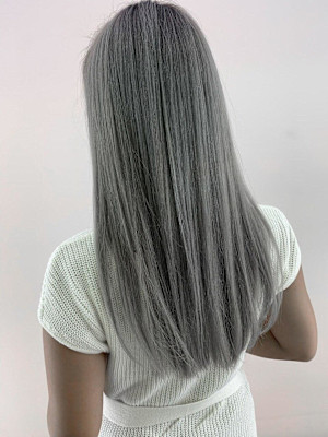 ホワイトグレージュ/ハイトーングレージュ/シルバー