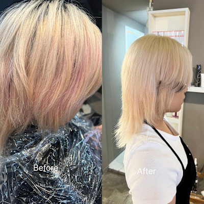 派手髪・ハイトーンカラー・デザインカラー・ブリーチ専門美容室