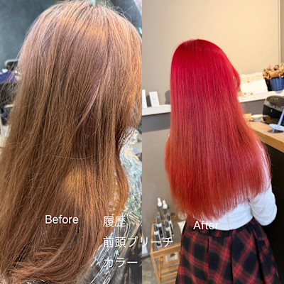 派手髪・ハイトーンカラー・デザインカラー・ブリーチ専門美容室
