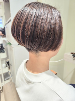 ショート 2ブロック メンズライク