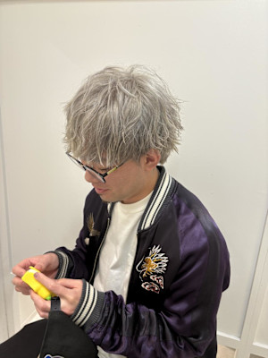 メンズハイトーン/ホワイトベージュ/ブリーチ