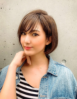 綺麗な艶髪スタイル　美髪ショート